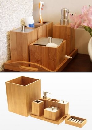 Bamboo Bathroom Accessories