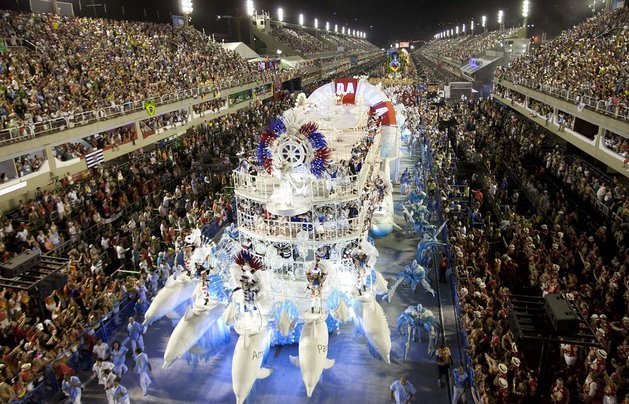 Brazil Carnival, Sea Float with Dolphins