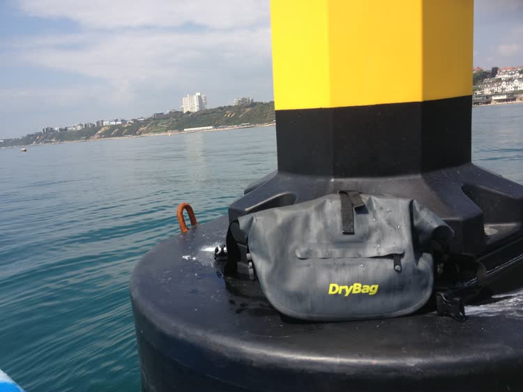 My DryBag and floating lighthouse or buoy?