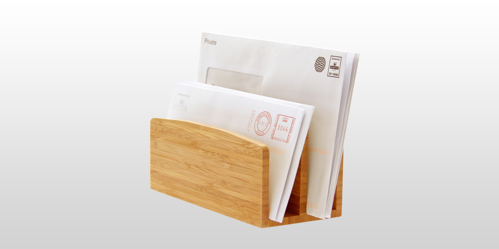 Bamboo Letter Rack | Bamboo Office Supplies