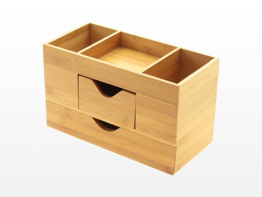 Bamboo desk organiser