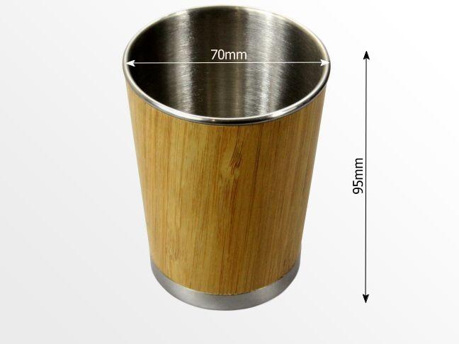 Dimensions of bamboo mug