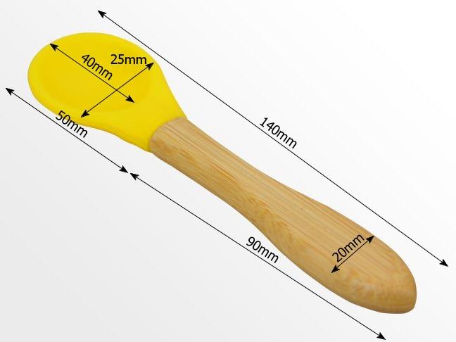 Dimensions of bamboo spoon