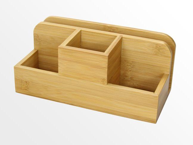 bamboo desk organiser