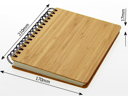 Bamboo Notebook, measures