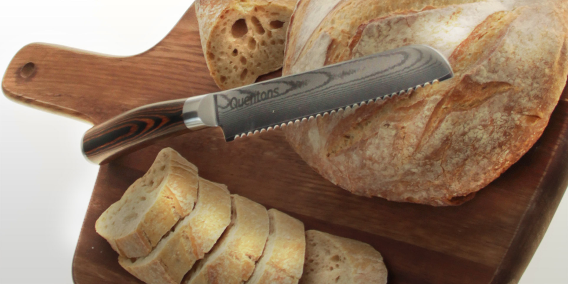 Bread knife, Damascus Steel