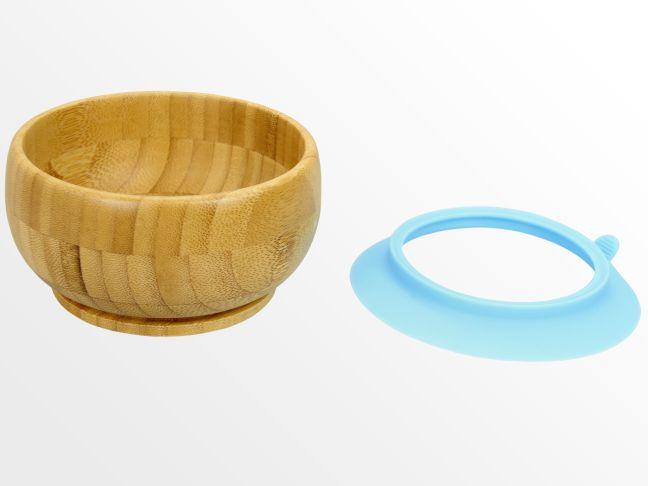 Bamboo bowl with spoon
