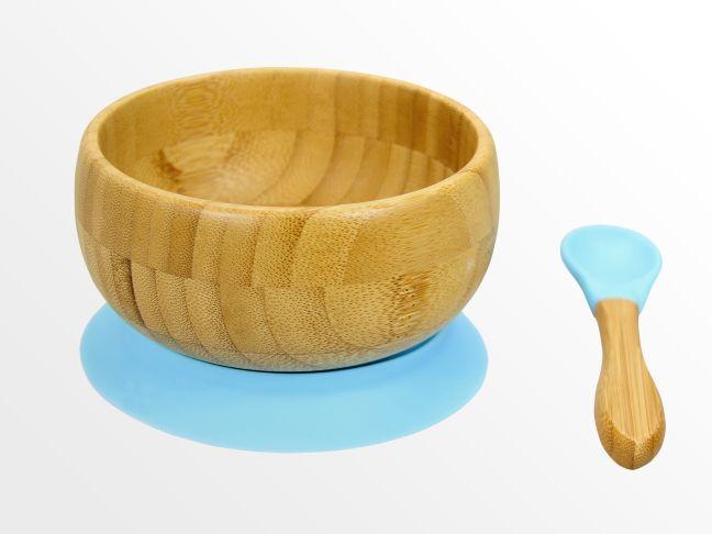 Bamboo bowl with spoon