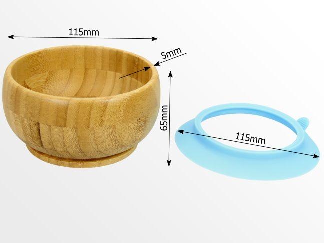 Dimensions of bamboo bowl