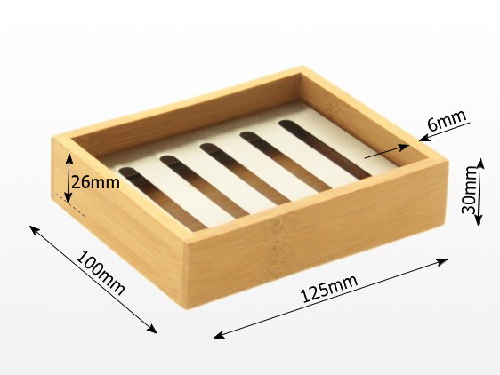 Dimensions of soap dish