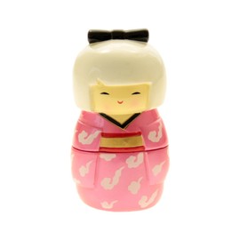 Light pink Japanese doll egg cup 