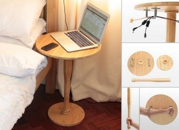 Bamboo Bedside Table