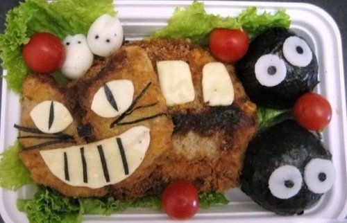 Cat Chops, Kyaraben, Bento