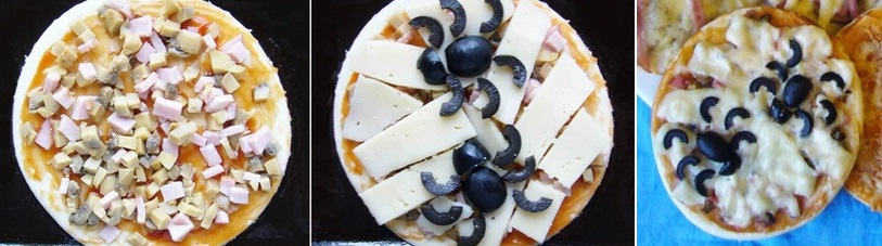 Mini Pizzas Spiders