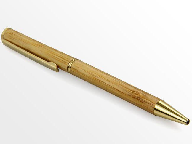 Bamboo case and pen