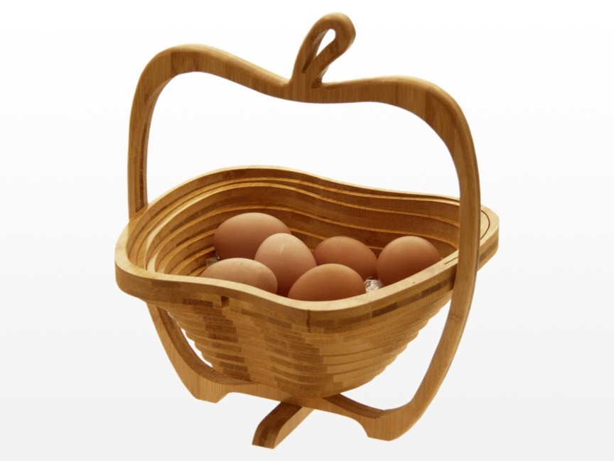 Bamboo Bowl, Egg Basket