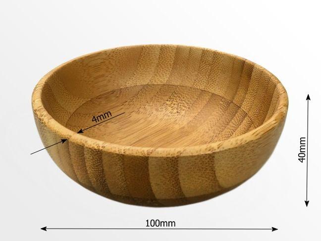 Dimensions of bamboo bowls