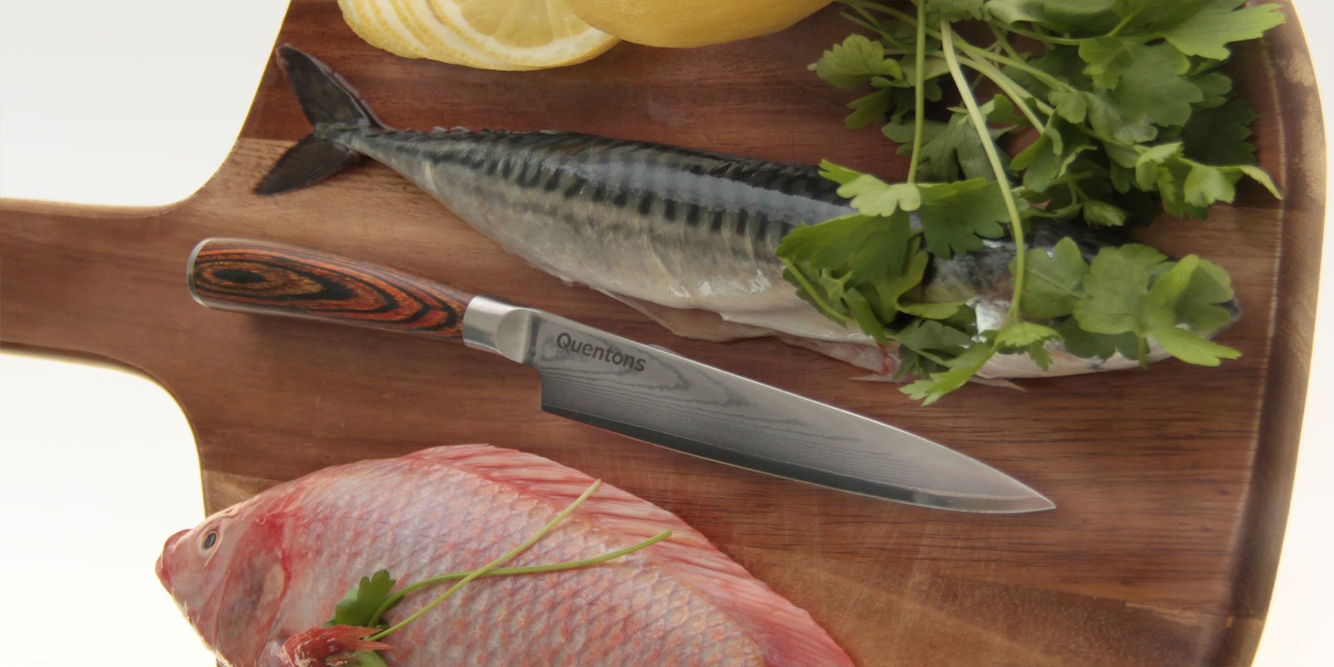Chef knife, Damascus Steel, Universal knife, Paring knife
