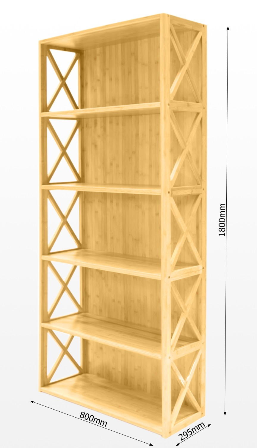Bamboo Bookcase