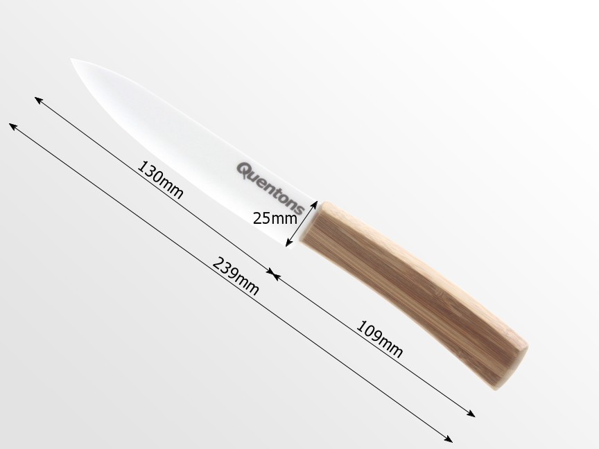 Dimensions of ceramic knife