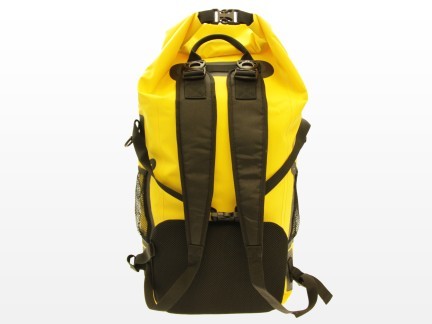 waterproof rucksack, yellow knapsack