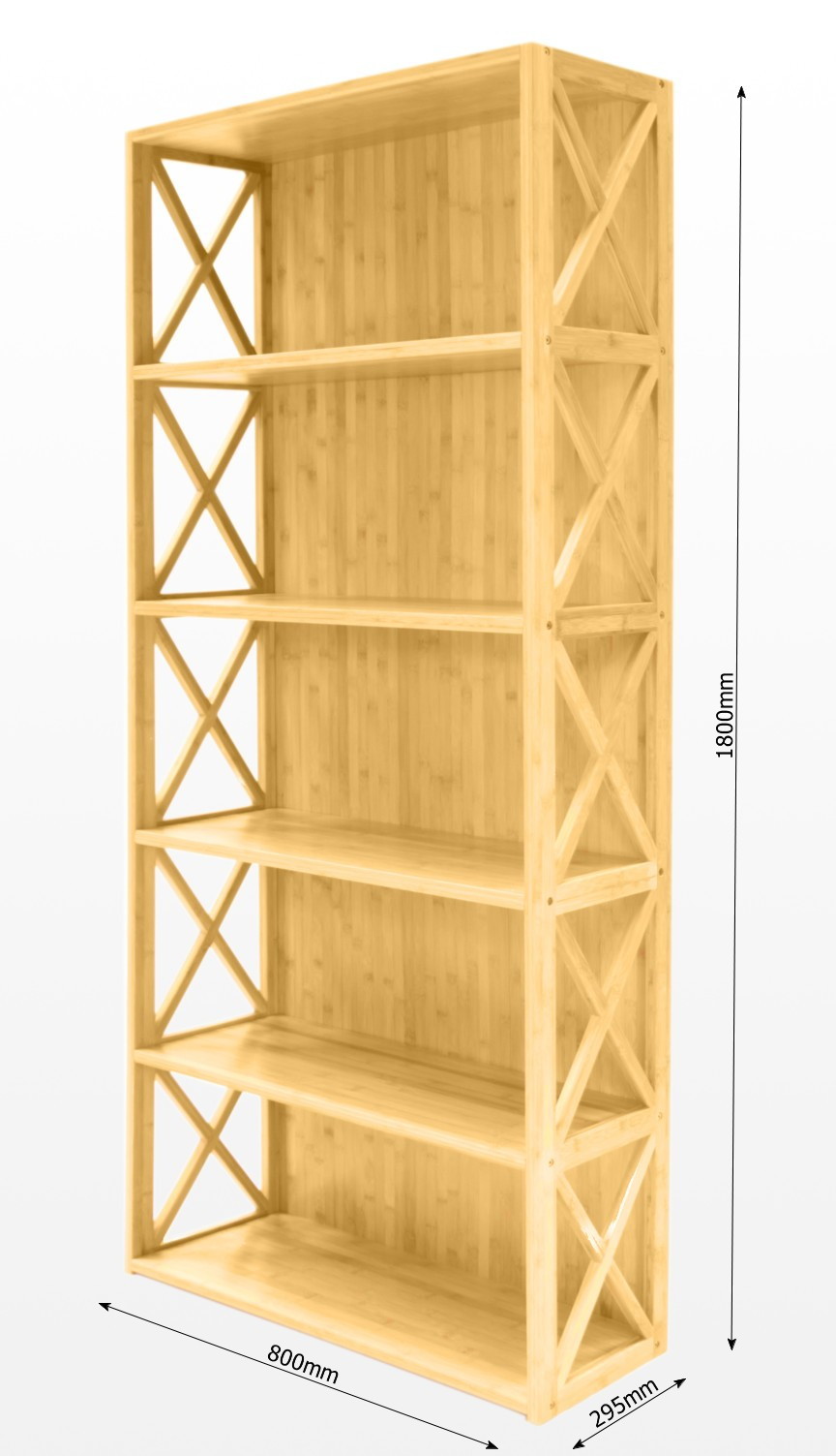 Bamboo Bookcase