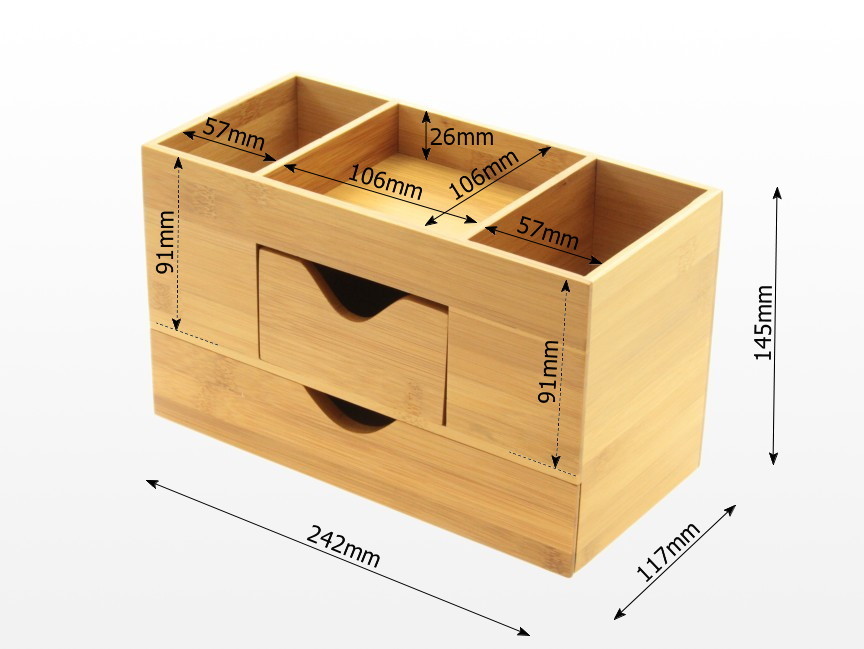 Bamboo Stationery Box