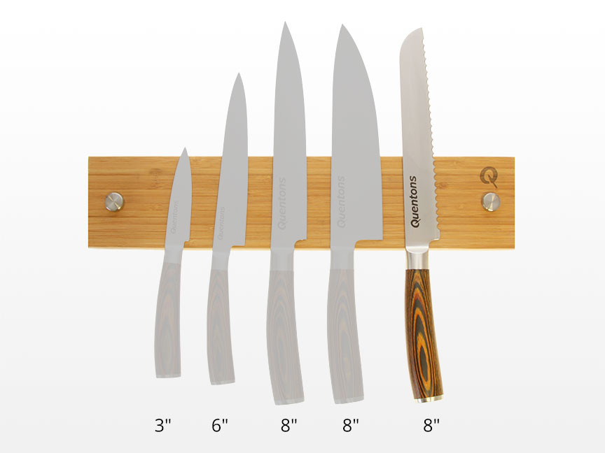 damascus knives, bread knife