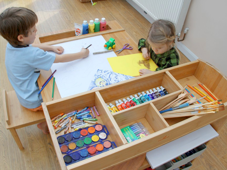 Children's Arts and Crafts Table and Chairs | Children's ...