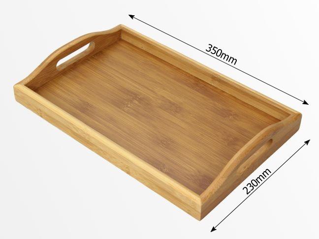 Dimensions of bamboo tray