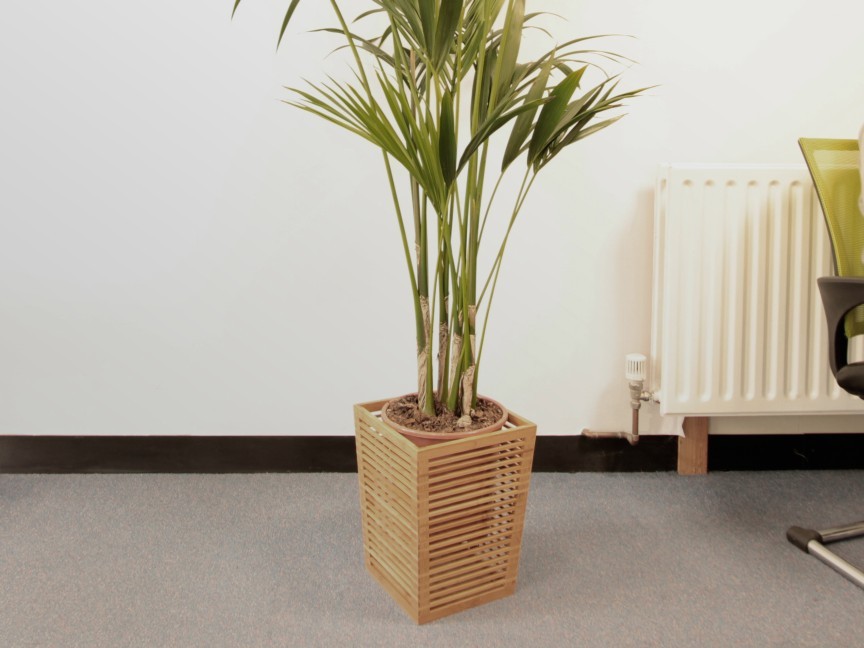 Waste Paper Bin | Bamboo Office Supplies