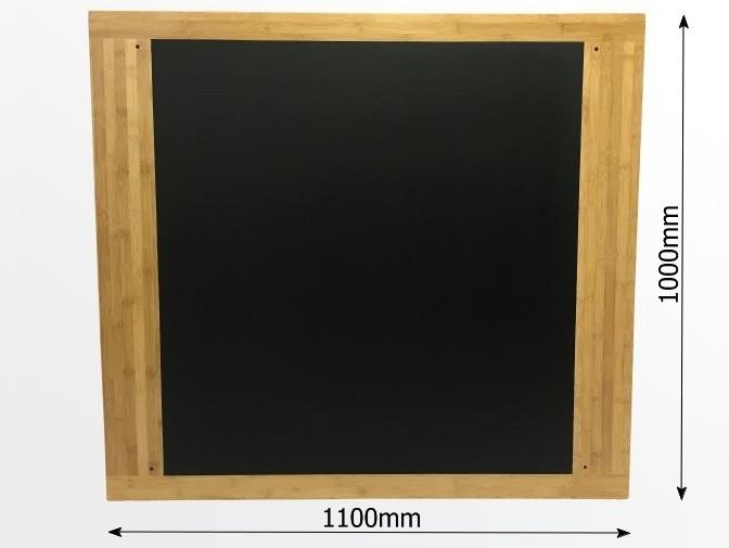 Dimensions of the blackboard