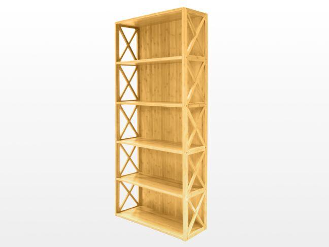 Bamboo bookcase