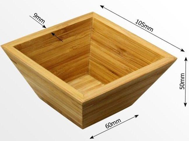 Dimensions of bamboo bowls