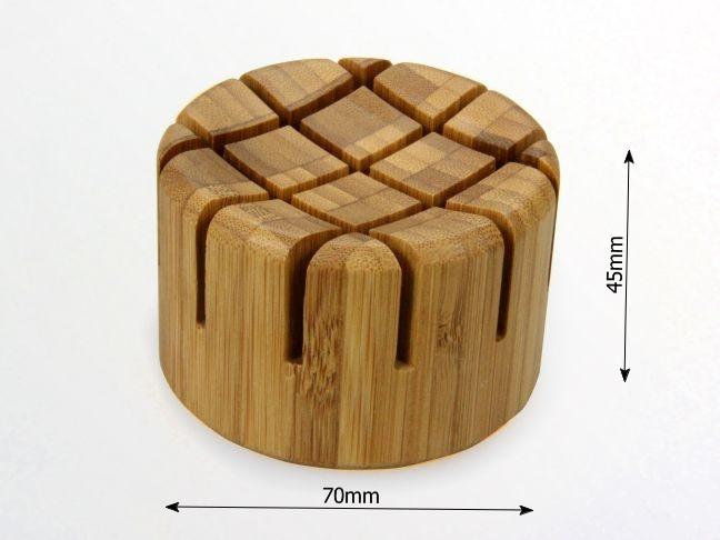 Dimensions of bamboo menu holder