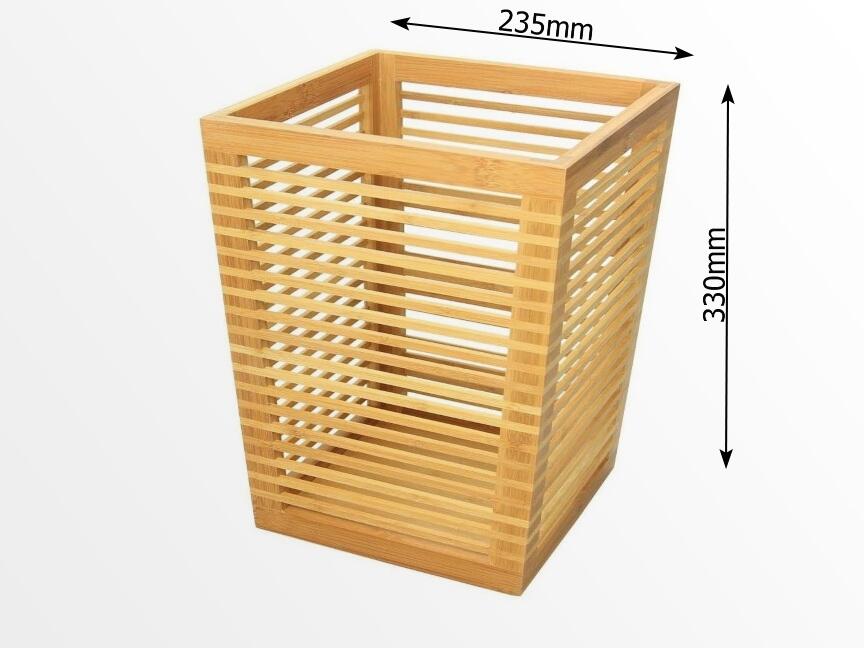 Dimensions of the paper bin