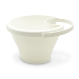 Outdoor Drainpipe Planter - White