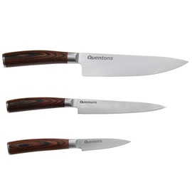 Damascus Knives Set ( 8'' Chef, 6'' Universal, 3'' Paring)