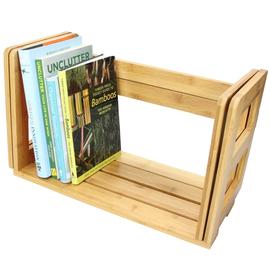Bamboo Expandable Bookshelf