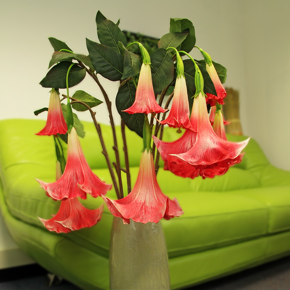 Artificial Angel's Trumpet - Pink