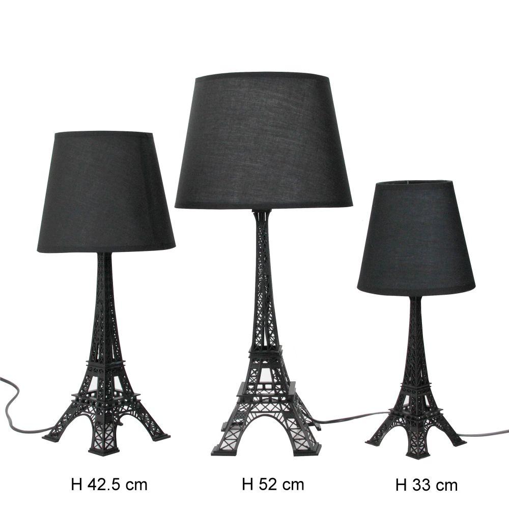 Eiffel Tower Table Lamp Black